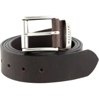 Mustang Ceinture brun foncé / argent