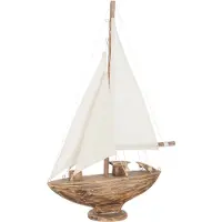 J-Line Voilier albasia bois marron medium