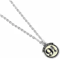 Ginza.se Collier de Harry Potter - Voie 9 3/4 - pour Unisexe - noir/blanc - Taille Standard