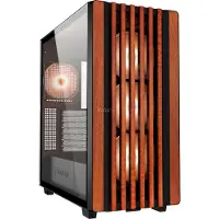 Sharkoon 4044951040193 Gehäuse Rebel C70G RGB ATX 1xGlas holz