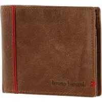 Bruno Banani Cuir porte-monnaie Wallet Cognac / Red brun