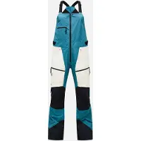 Peak Performance - Salopette imperméable de ski de randonnée en GORE-TEX PRO - W Vertical Gore-Tex Pro Bib Hydro Fresh Sand Fog pour Femme - Taille S