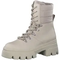 Tamaris Bottines à lacets gris clair