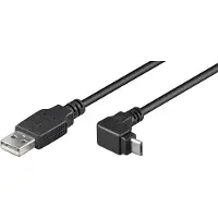 Wentronic Cable USB vers Micro USB coudé 1.80M cd95343
