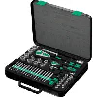 Wera 8100 SA/SC 2 - Set Cliquets Zyklop Speed (43pcs) - 1/4" Et 1/2"