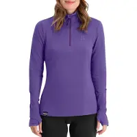 Poederbaas Pull de Ski Poederbaas Femme Four Seasons Lightweight Pully Purple-XS