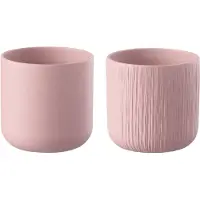 Jline Cachepot gen ceramique rose extra large assortiment de 2