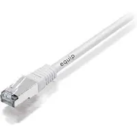 Equip 605616 Câble patch Cat6A S/FTP 2xRJ45 10.00m blanc LSZH Polybag