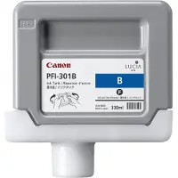 Canon LUCIA PFI-301 B - 330 ml - bleu - original - réservoir d'encre - pour imagePROGRAF iPF8000, iPF9000