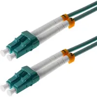 Helos Câble de raccordement fibre optique OM3 Duplex LSZH 3,0 mm LC/LC bleu clair 3,0 m de la marque
