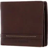 Bruno Banani Cuir porte-monnaie Atlanta Flip Wallet Brown brun