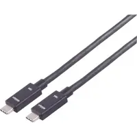 Bkl Electronic Câble de connexion USB-C, TB4, UltraFlex, 1,5m 10080134 Contenu : (1.50 m, Thunderbolt 4, 100 W)