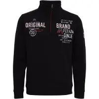 FQ1924 Pull-over 'Louie' rouge sang / noir / blanc
