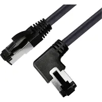 Bkl Electronic 144039 Câble réseau RJ45, câble patch CAT 8.1 S/FTP 5 m noir H (S/FTP, CAT8.1, 5 m)