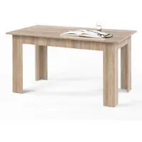 Emob Table de salle à manger Addo 140cm - Chêne