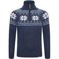 11 Project Pull-over 'Tim' bleu / marron / orange / blanc