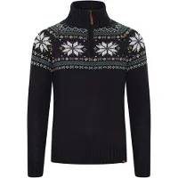 11 Project Pull-over 'Tim' jaune / vert / noir / blanc