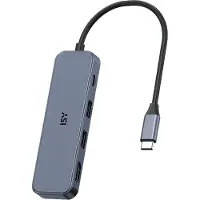 ISY Adaptateur Multiport 5-en-1 Usb-c Argenté (iad-1032)