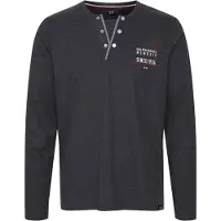 FQ1924 T-Shirt 'ROLF' gris foncé / blanc