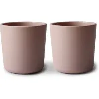 Mushie Dinnerware Cup tasse Blush 2 pcs