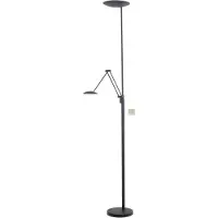 Highlight Lampe de lecture classique Roma noir Ø 23cm