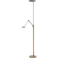 Highlight Lampe de lecture classique Roma bronze cuivré Ø 23cm