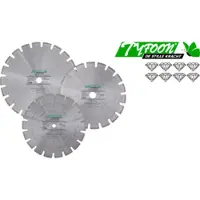 Van Voorden Diamantzaag nat Tyfoon béton diamètre 300 x asgat 30mm