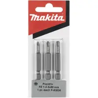 Makita Zubehör P-53534 3-teiliger Torsionsschraubendreher-Satz Pozidrive