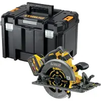 DeWalt DCS 579 NT Scie circulaire manuelle sans fil 54 V FlexVolt 190 mm Brushless + TSTAK - sans batterie, sans chargeur