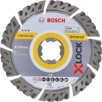 Bosch Powertools EXPERT 2608900670 - EXPERT Disque Diamanté X-LOCK Multi Material 125 X 22,23 X 2,4 X 12 Mm
