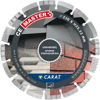 Carat Scie diamantée universelle Ø125x22.23Mm, Ce Master
