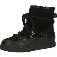 PS Poelman Bottes de neige en Noir Cuir 37