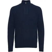 !Solid Pull-over 'Kotch' bleu foncé