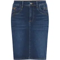 Pulz Jeans Jupe 'Karolina' bleu denim