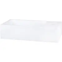 Differnz Solid Lavabo pour WC solid surface blanc 36 x 18,5 x 9 cm 38.150.01