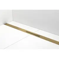 Easy drain R-line Clean Color caniveau de douche 90cm laiton brossé rlced900bbs