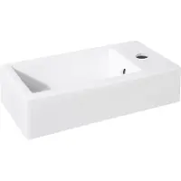 Differnz Hura Lavabo compact - 40x22x11,5cm - céramique - blanc 38.005.81