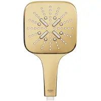 GROHE HB RAINSHOWER SMARTACTIVE 130 CUBE cool sunrise brossé (3 Types de jets, 9.50 l/min)