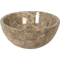 Plieger Mini Round Wabe - 26x26x12cm - Marmorbraun