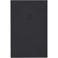 ZEZA Grade Receveur de douche - 120x90cm - antidérapant - antibactérien - marbre minéral - rectangulaire - noir mat 400000000000019834