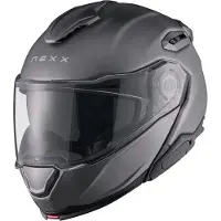 NEXX X.Lifetour Plain Casque Modulable Mat/Gris XL unisex