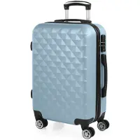 Itaca unisex. 771750-03 Valise cabine avec combinaison TSA 771750 bleu clair (OSFA), Casuel, ABS/Polycarbonate