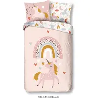 Good Morning Housse de couette enfant UNILOVE 140x200/220 cm