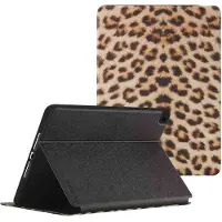 Selencia Coque tablette Vivid Apple iPad 9 (2021) 10.2 pouces / iPad 8 (2020) 10.2 pouces / iPad 7 (2019) 10.2 pouces - Wild Leo