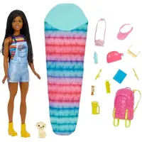 Barbie "It takes two Camping" Set incluant la poupée Brooklyn, le chien & les accessoires