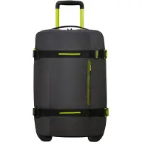 American Tourister sac de voyage trolley Urban Track Duffle / WH Coated Black / Lime noir 55cm