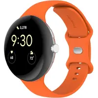 IMoshion Bracelet en silicone⁺ pour Google Pixel Watch 5 / 4 / 3 (45 mm) - Taille S - Orange