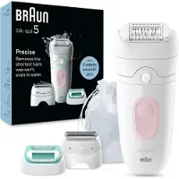 Braun Silk-épil 5 5-050 28 pincettes Rose, Blanc