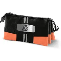 KARACTERMANIA Piórnik Naruto Shippuden z trzema przegródkami, oficjalna licencja