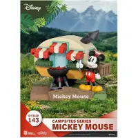 Beast Kingdom Toys Diorama Pvc D-stage Campsite Series Mickey Mouse Disney 10 Cm Multicolore